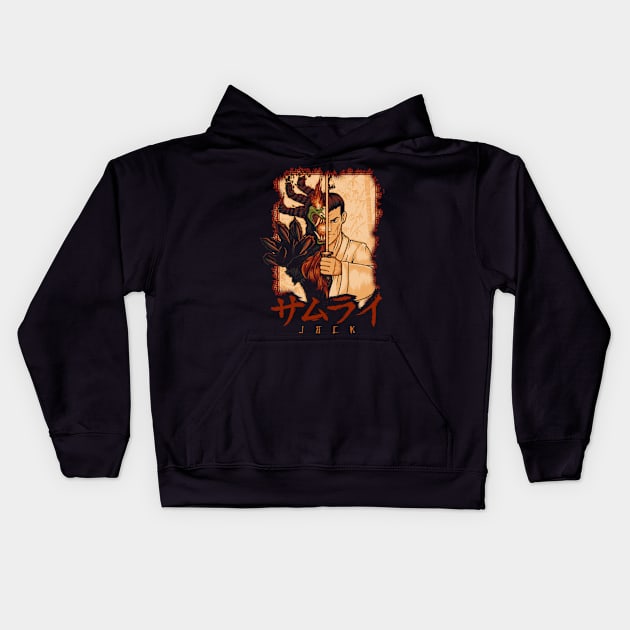 Samurai X Aku Kids Hoodie by RedBug01